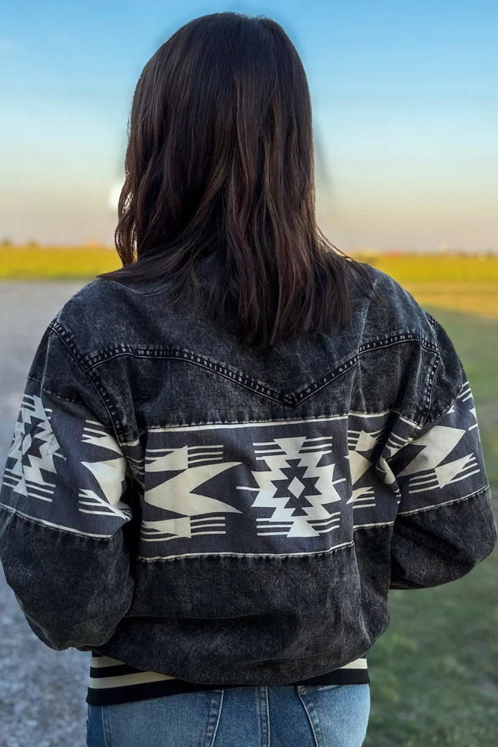 Midnight Outlaw Bomber Jacket