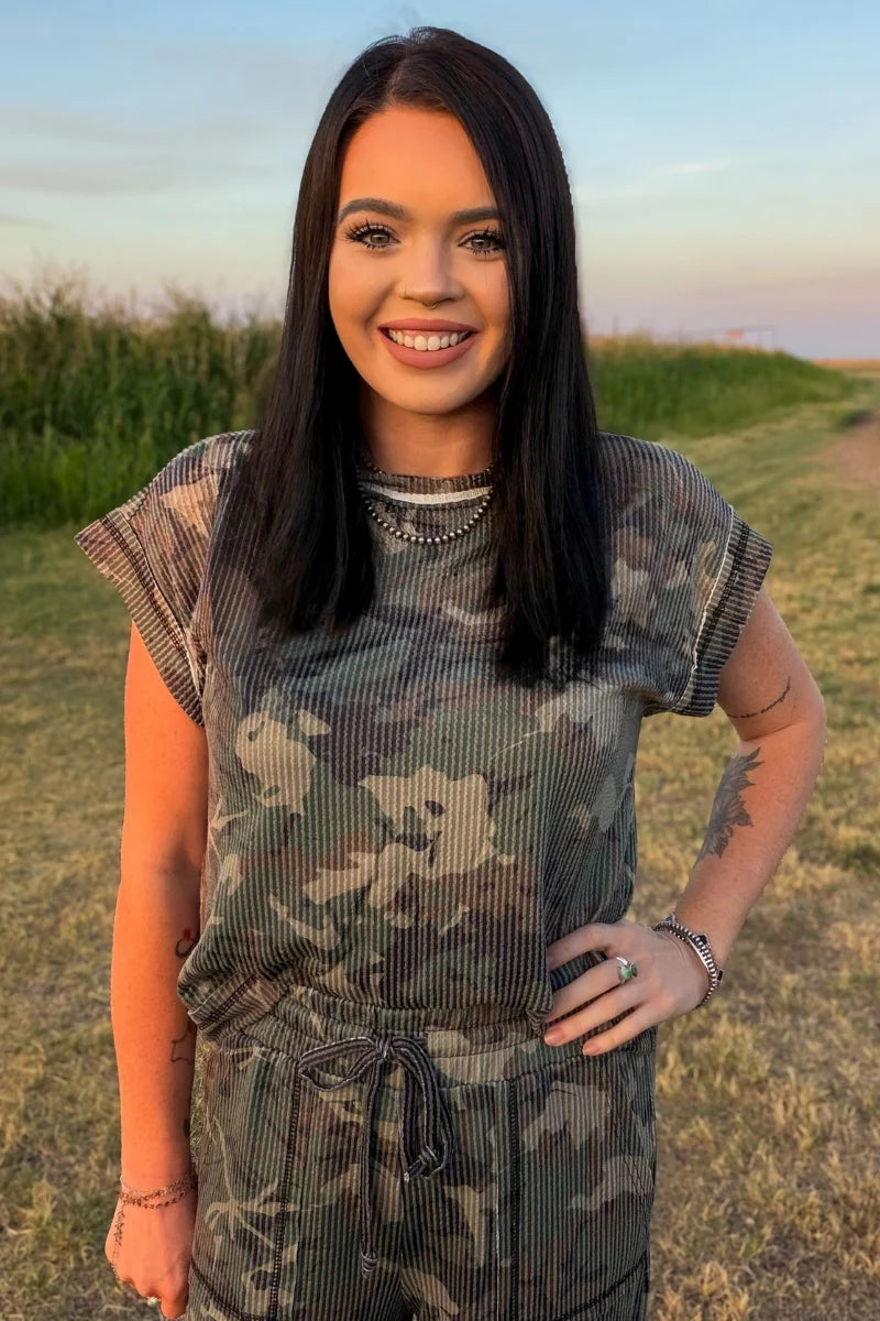 Canyon Camo Top