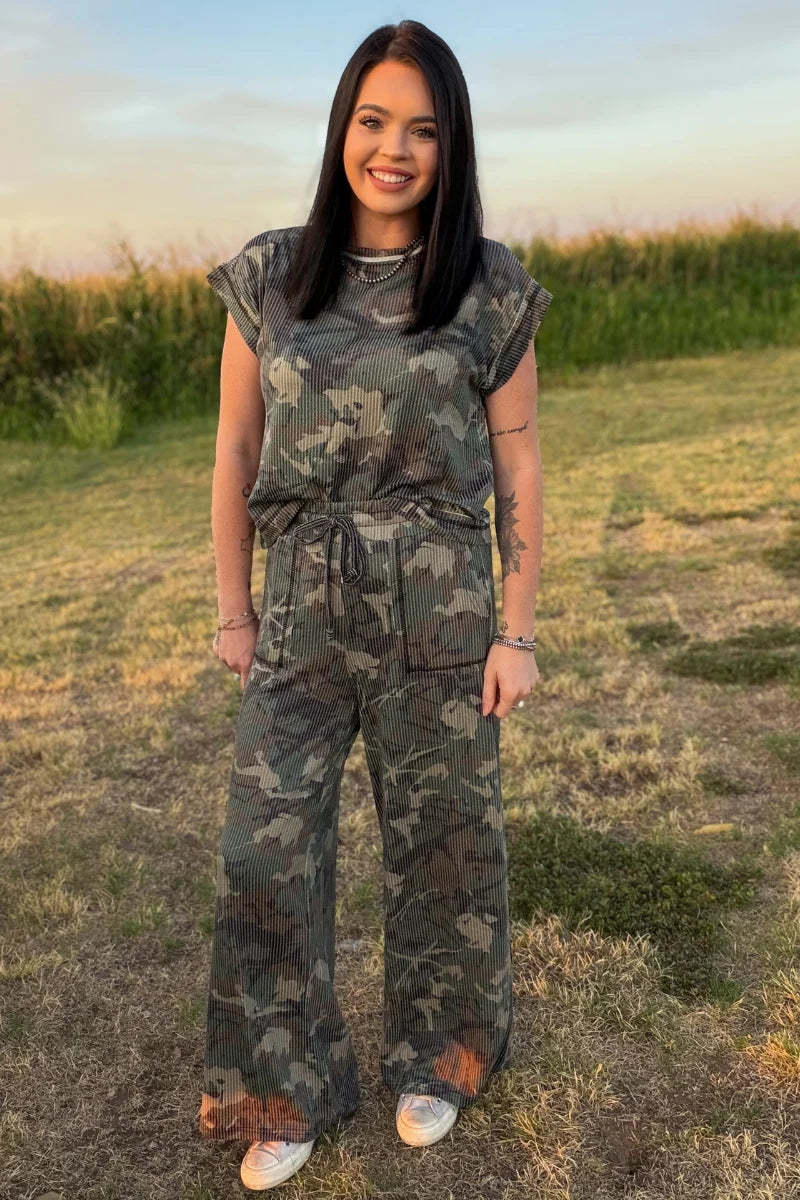 Canyon Camo Top