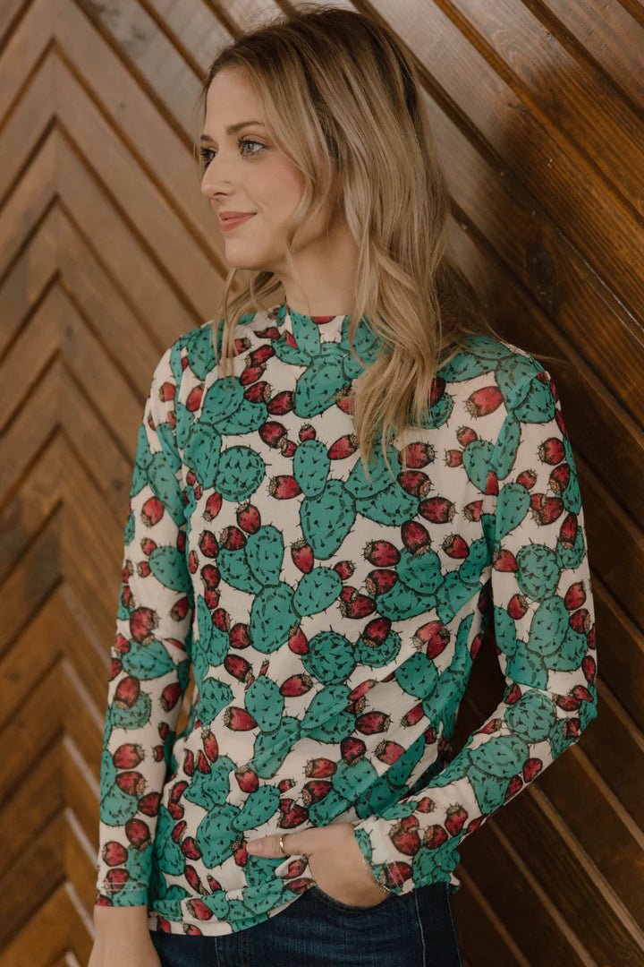 Sterling Kreek Cactus County Mesh Top