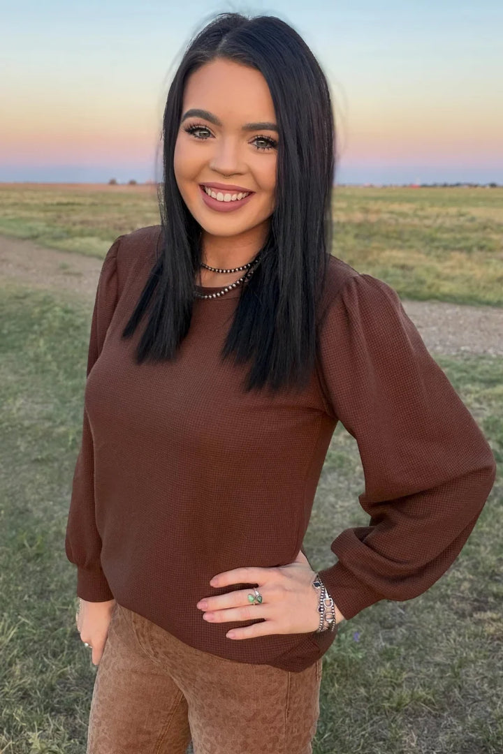 Prairie Classic Top - Brown