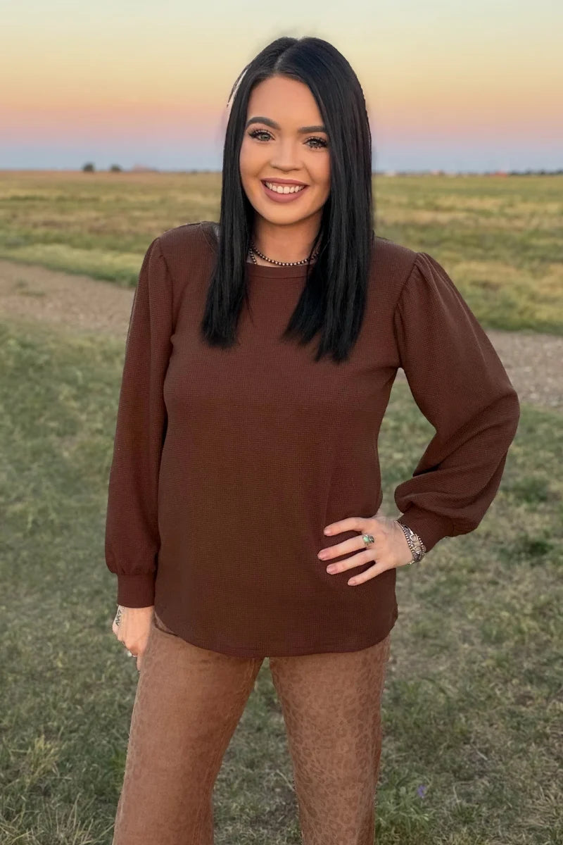 Prairie Classic Top - Brown