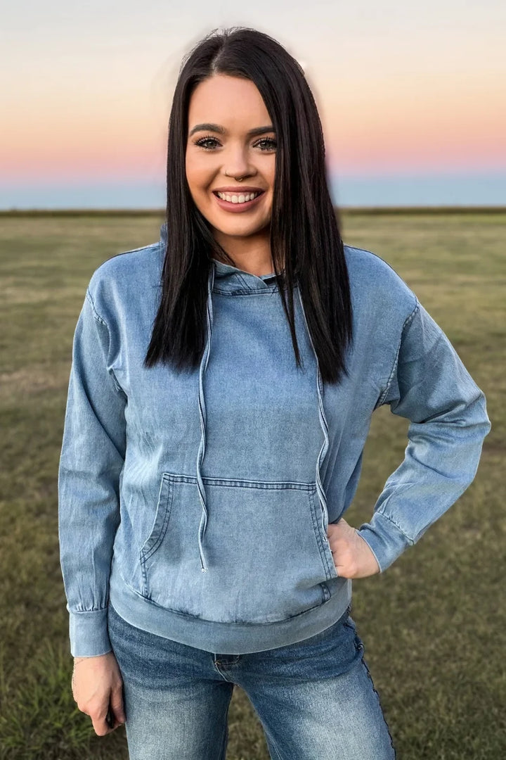 Denim Darling Hoodie