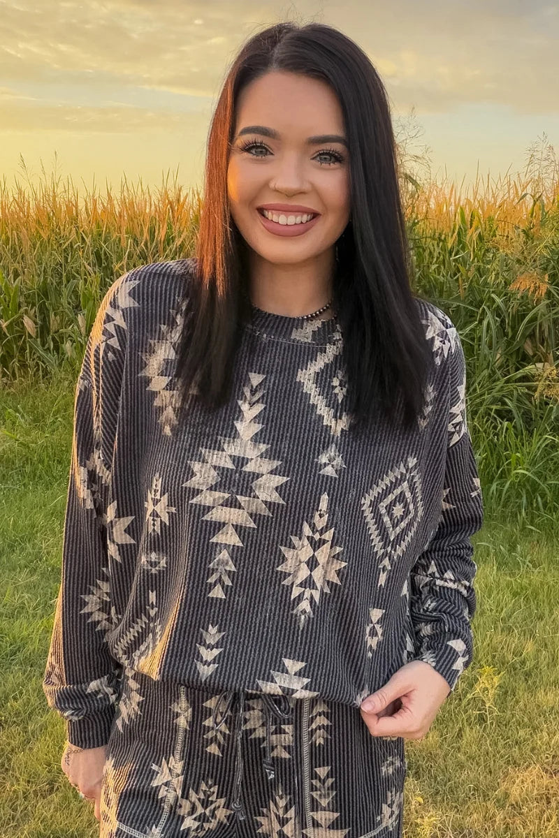 Frontier Trail Sweater Top