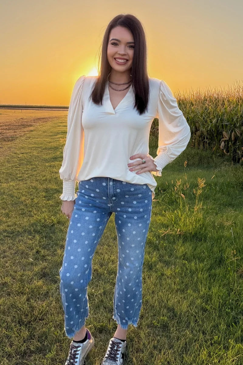 Dot Darling Jeans