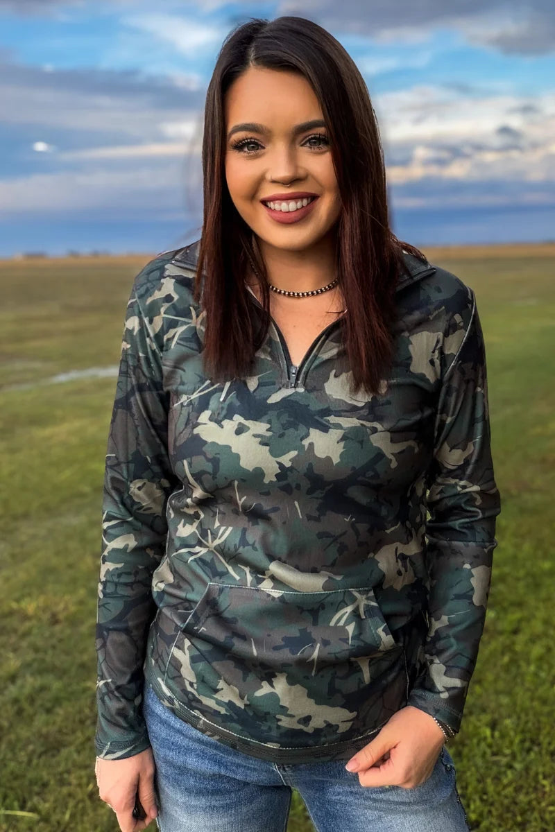 Canyon Camo Pullover
