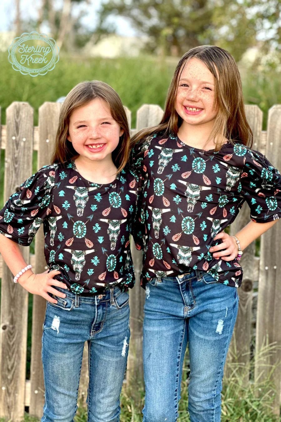 KIDS Western Tribal Top | gussieduponline