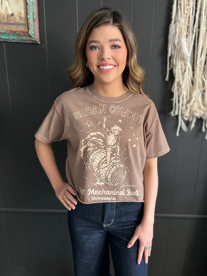Urban Cowboy Crop Top T-Shirt*