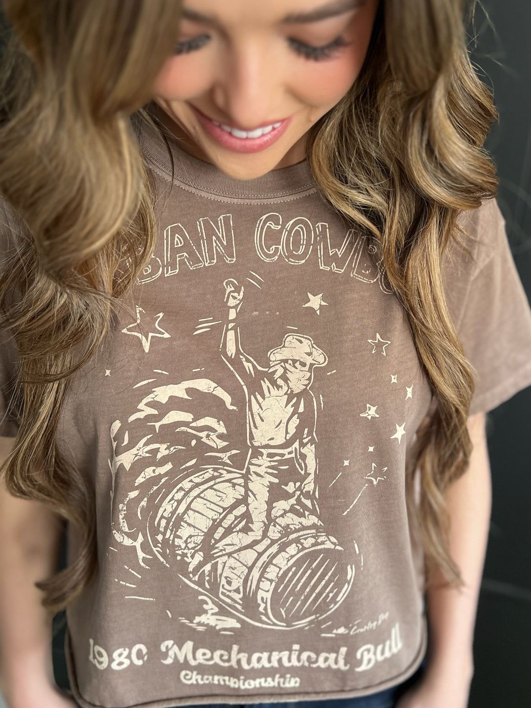 Urban Cowboy Crop Top T-Shirt*