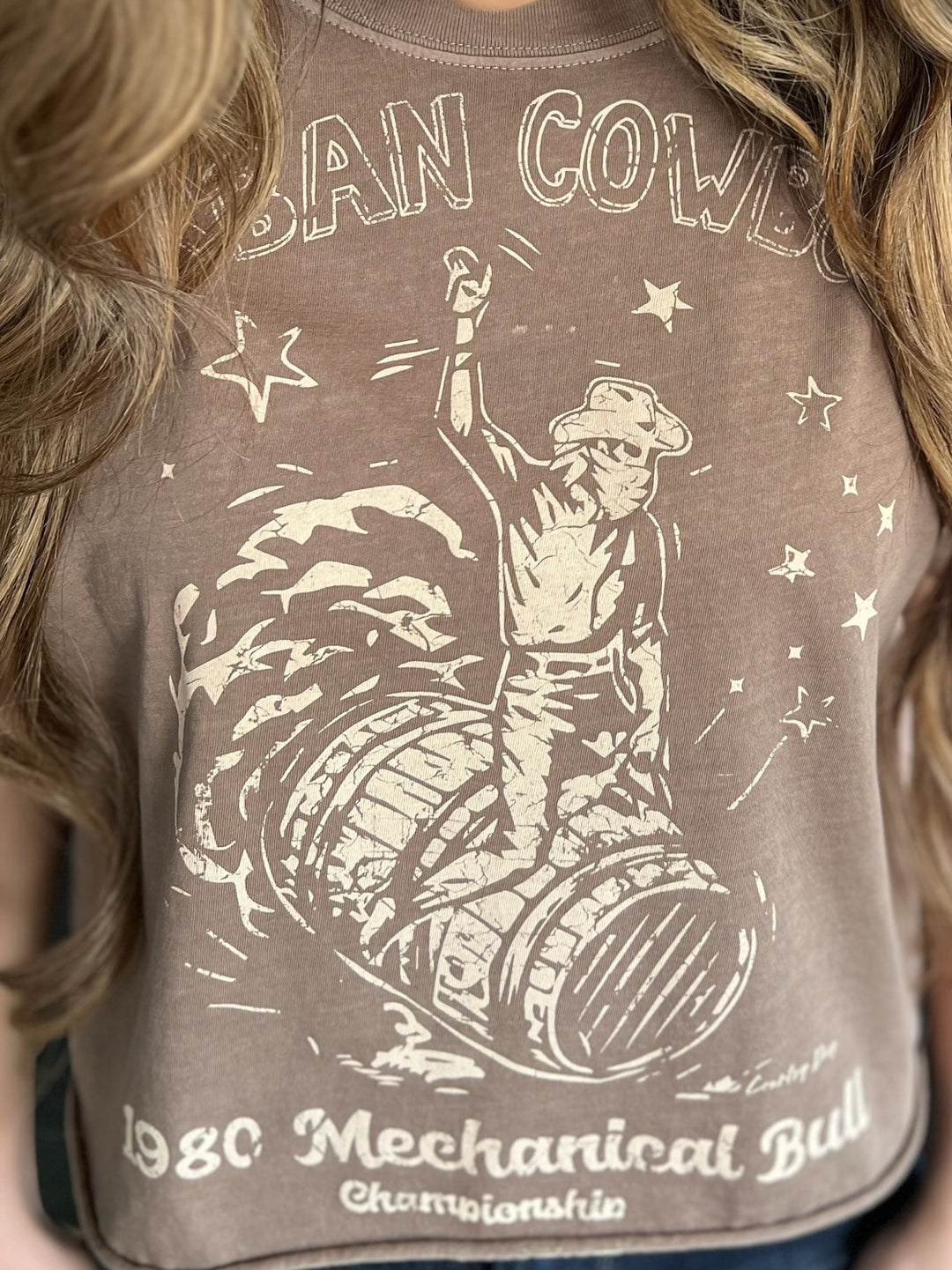 Urban Cowboy Crop Top T-Shirt*