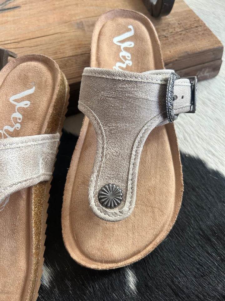 Very G Cream Texas Sandals
