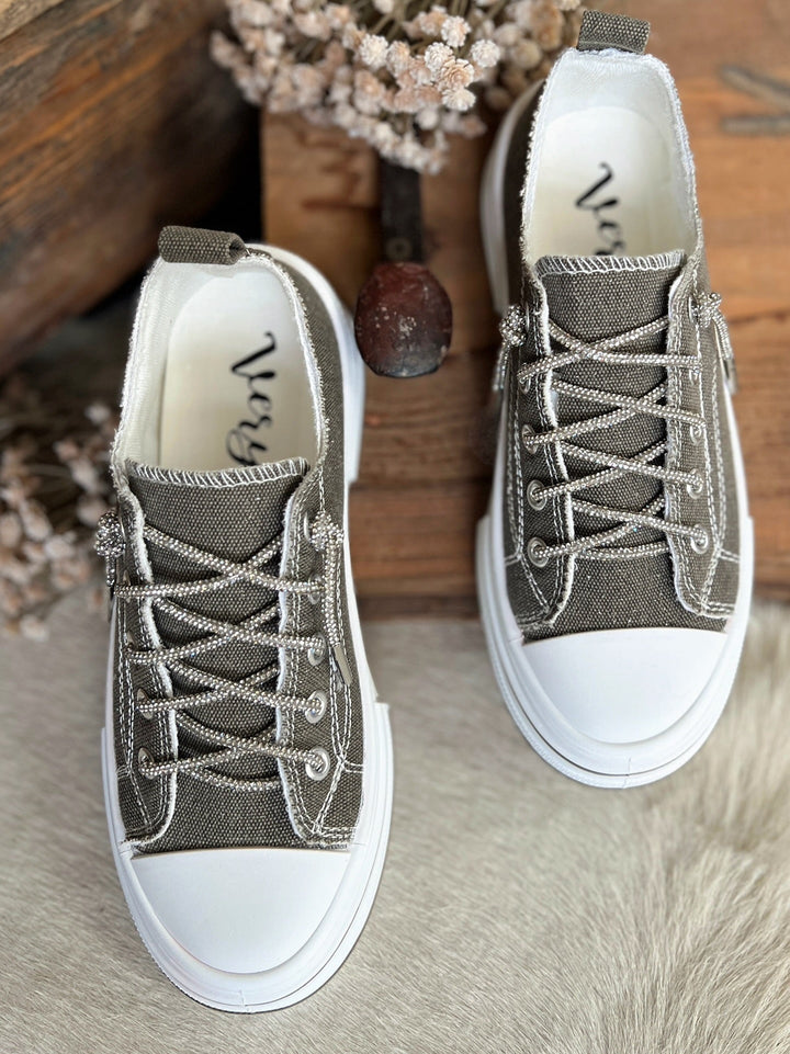 Very G Pink Subtle Sparkle Sneakers (Copy) | gussieduponline