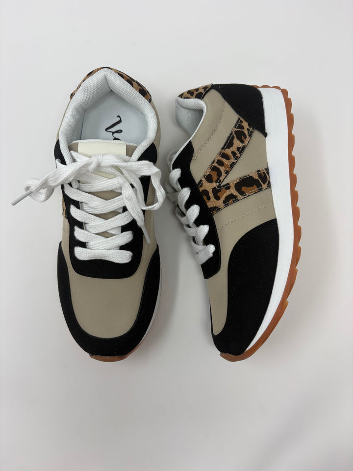 Very G Joel Black Leopard Sneakers