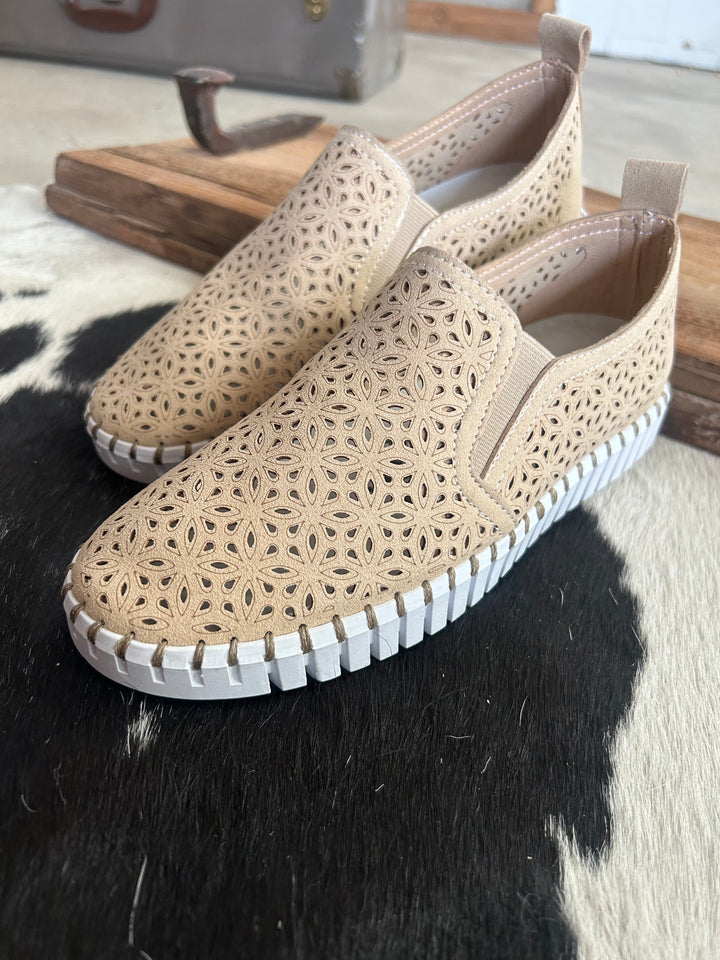 Very G Nude Shandy Slip On Shoes