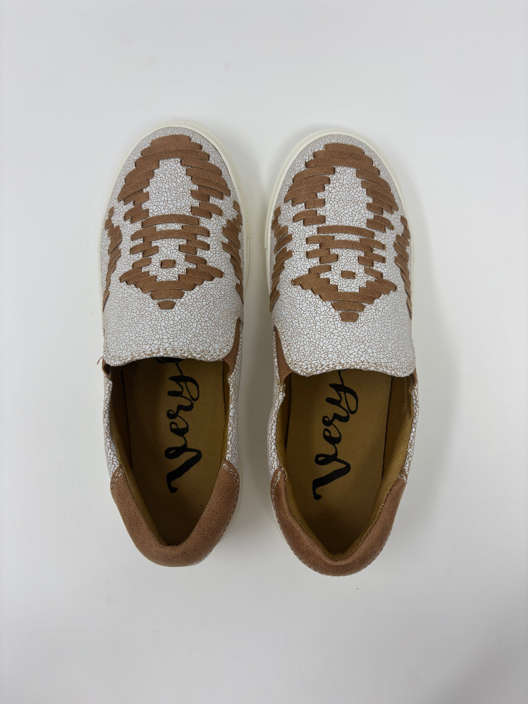 Very G Tan Marian Slip On Shoes