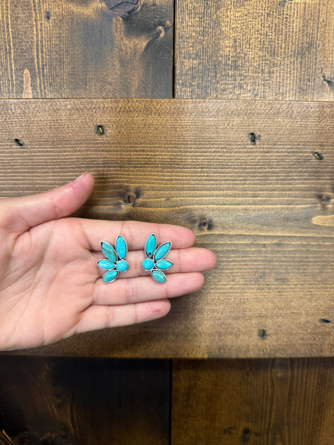 Western Turquoise Stud Earrings