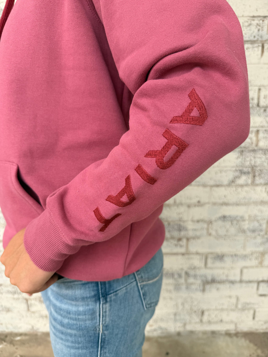 Women's Ariat Mauve Wood Hoodie