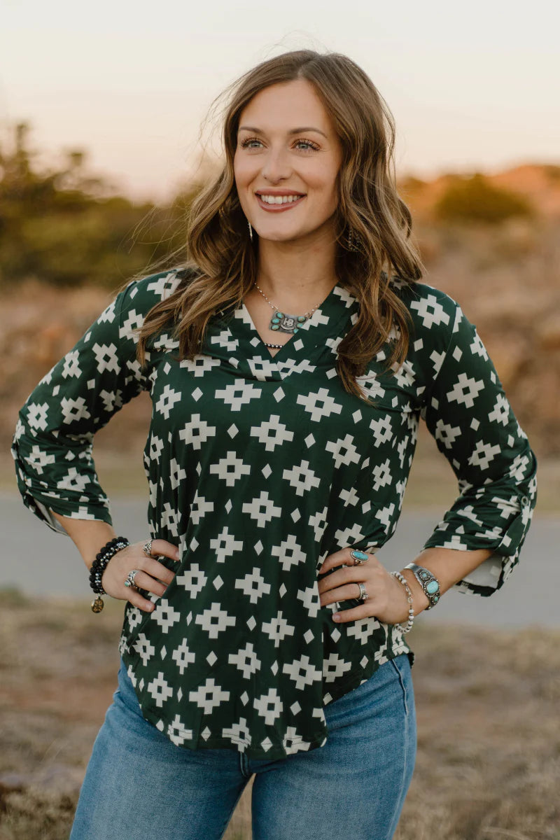 Sterling Kreek Aztec Pines Top