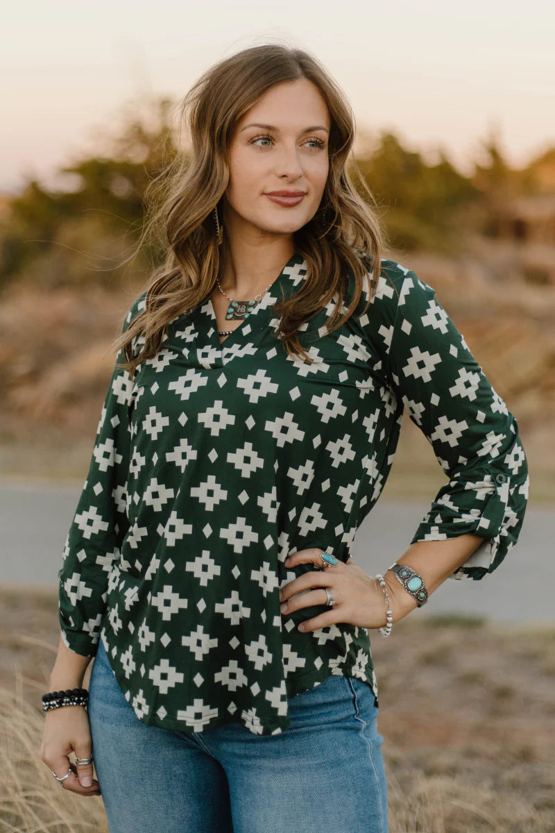 Sterling Kreek Aztec Pines Top