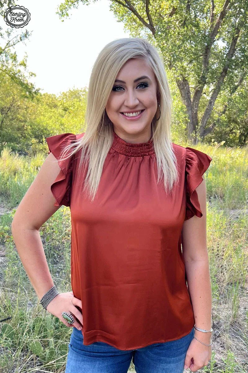 Plus Rustic Babydoll Top | gussieduponline