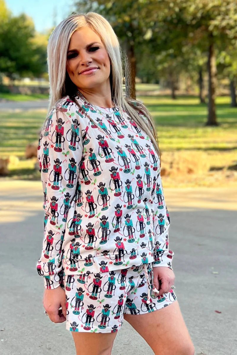 Sterling Kreek Ropin' Around The Christmas Tee Jams - TOP ONLY | gussieduponline