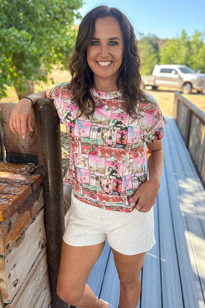 Sterling Kreek Glitter & Grit Top
