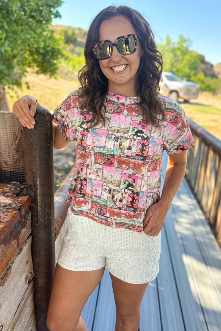 Sterling Kreek Glitter & Grit Top