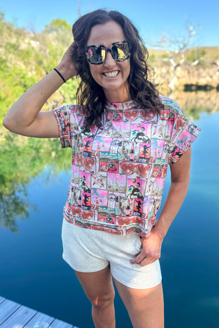 Sterling Kreek Glitter & Grit Top