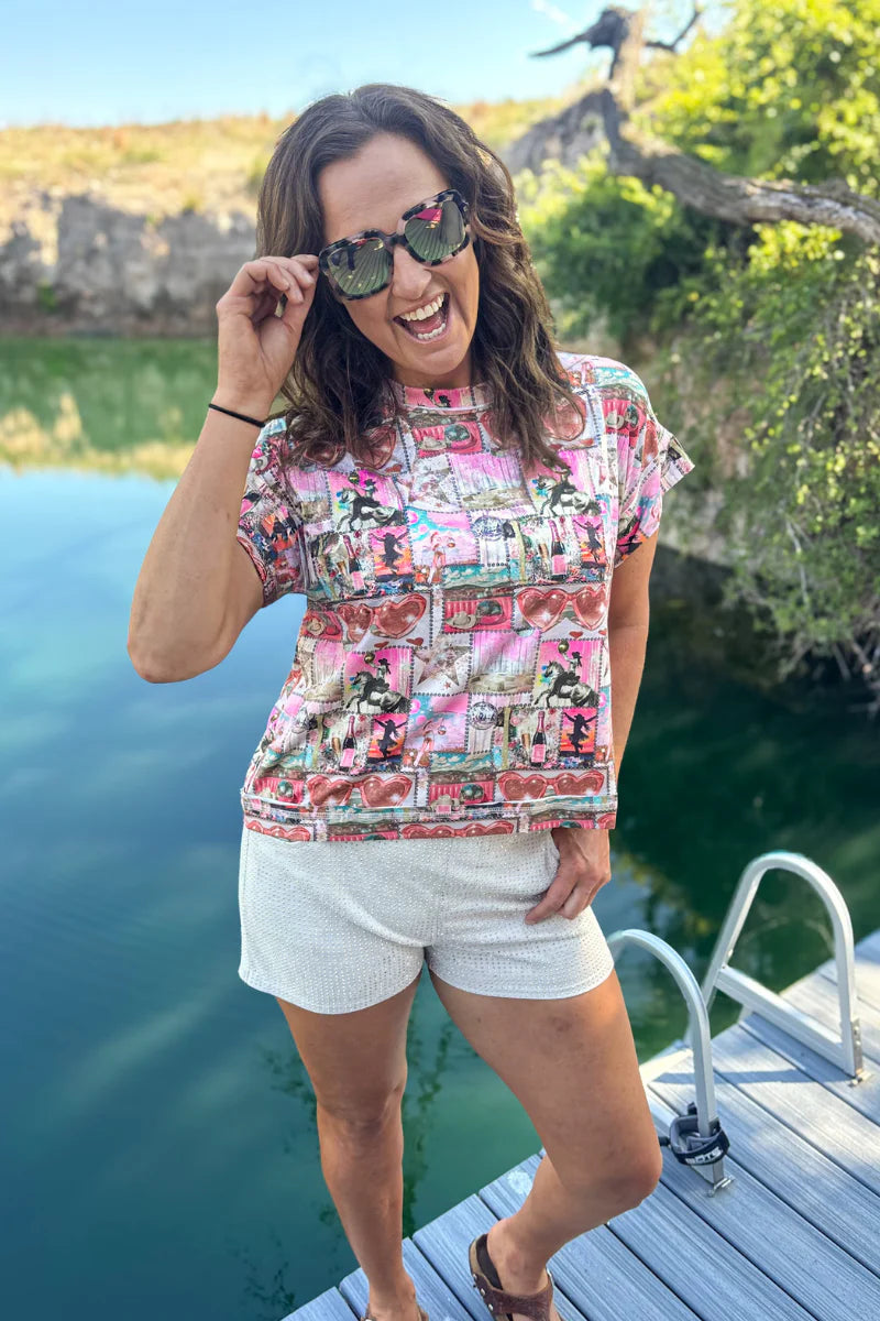 Sterling Kreek Glitter & Grit Top