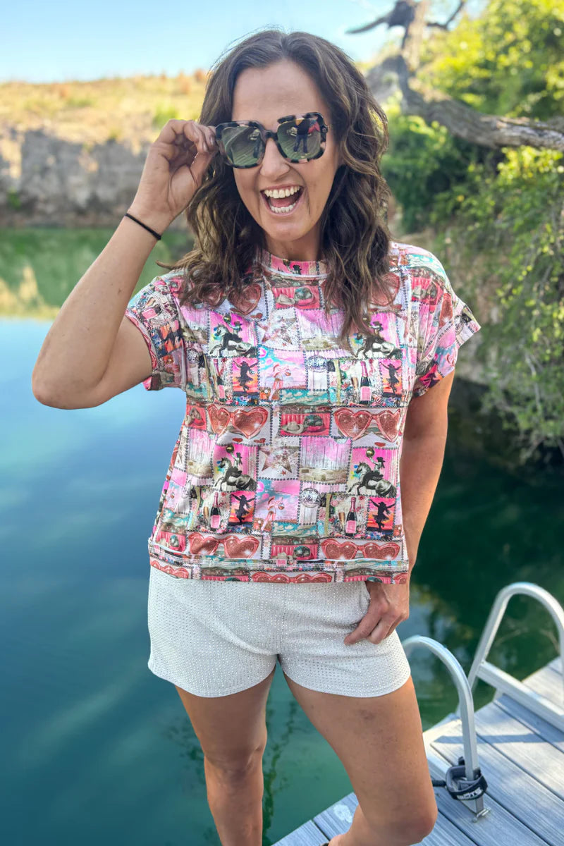 Sterling Kreek Glitter & Grit Top