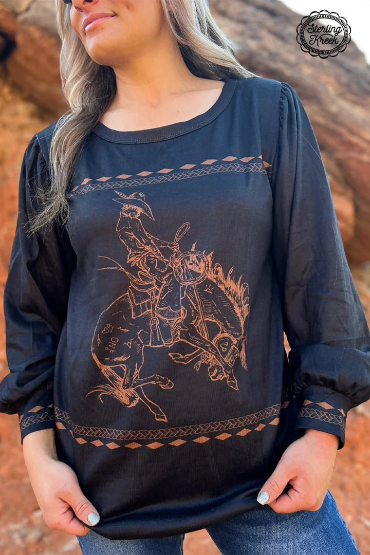 Sterling Kreek Western Hot Seat Top | gussieduponline