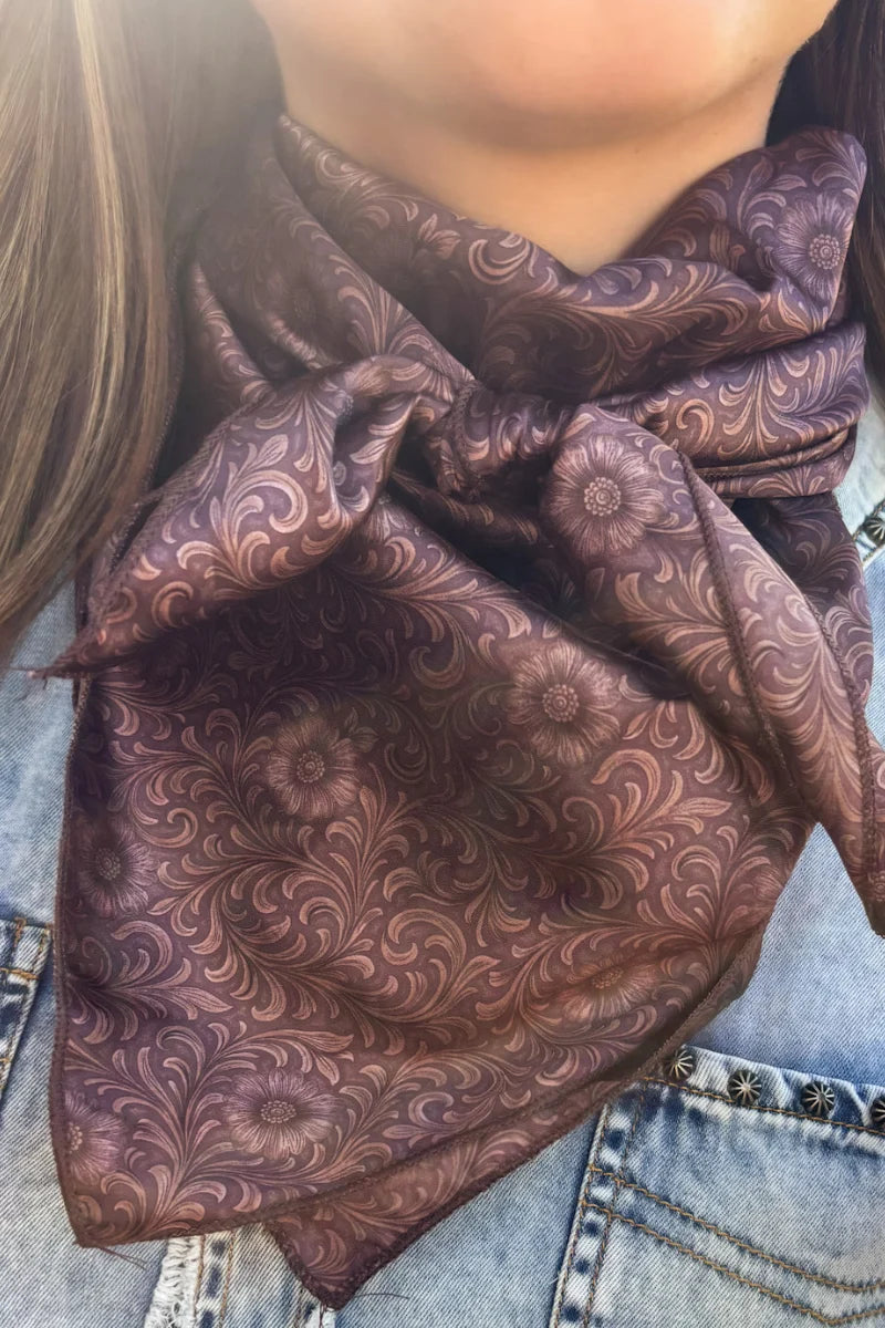 Bronzed Bloom Wild Rag