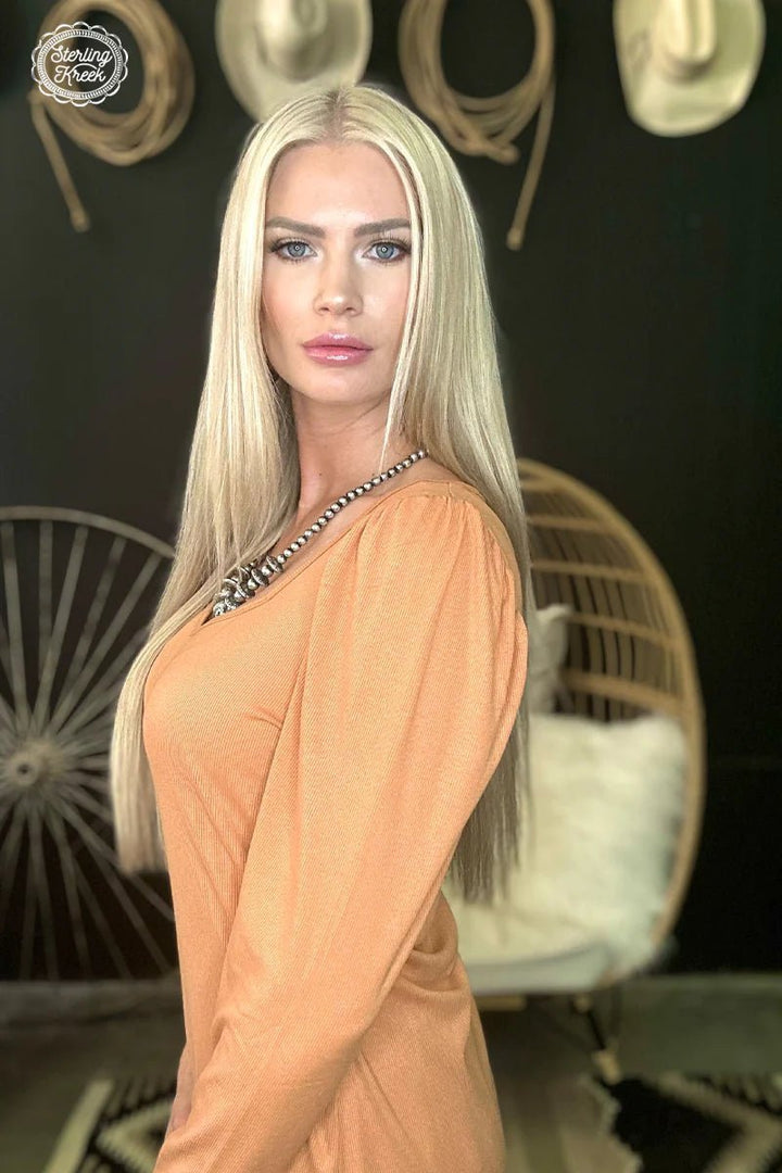 Something Classy Butterscotch Top | gussieduponline