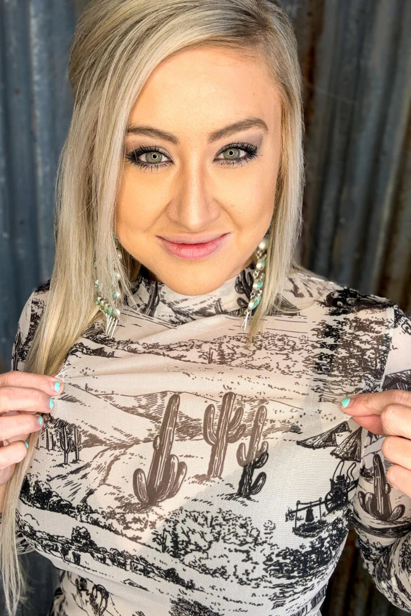 Sterling Kreek The Old Days Mesh Top