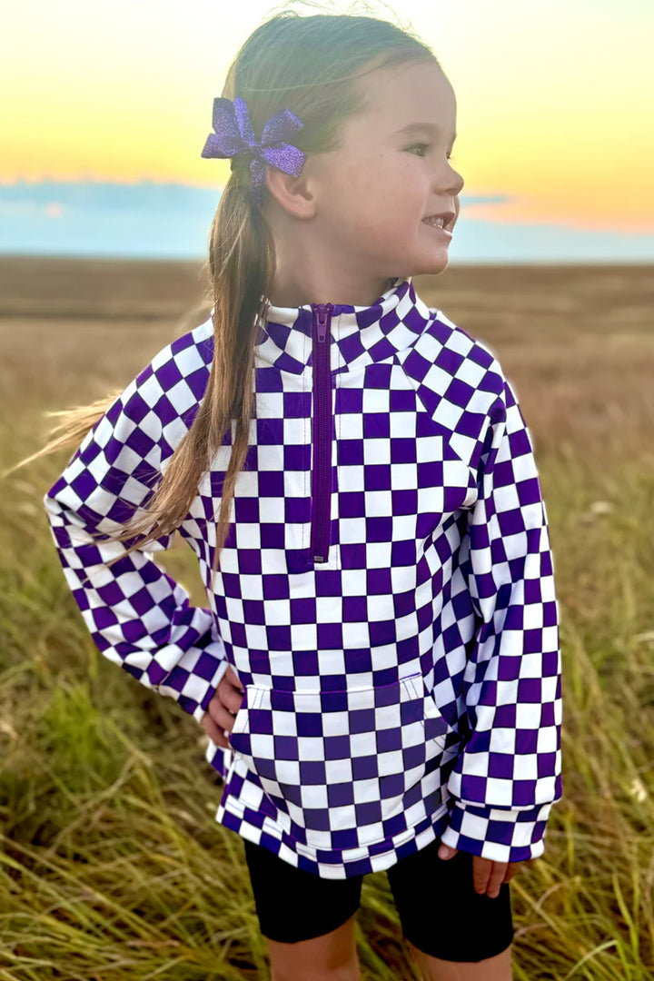 KIDS SK Purple Pep Rally Pullover