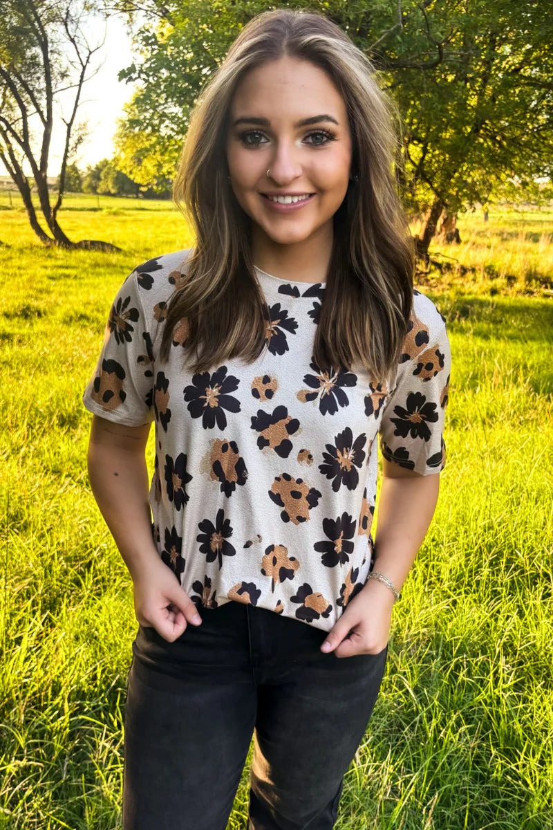Sterling Kreek Desert Leopard Top