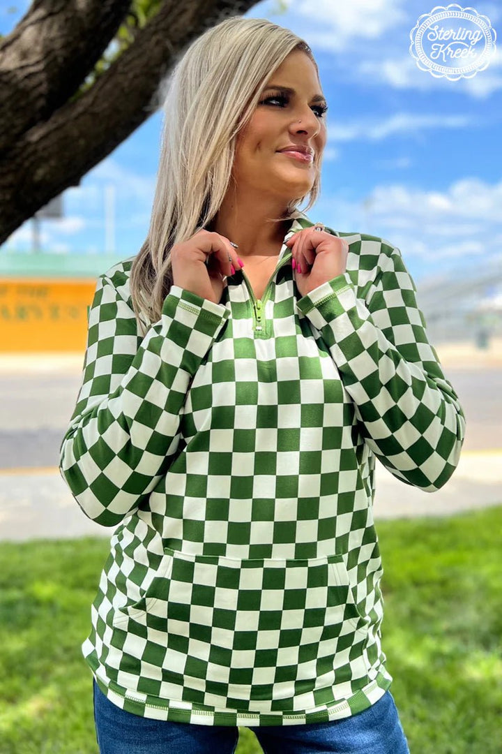Sterling Kreek Green Pep Rally Pullover | gussieduponline