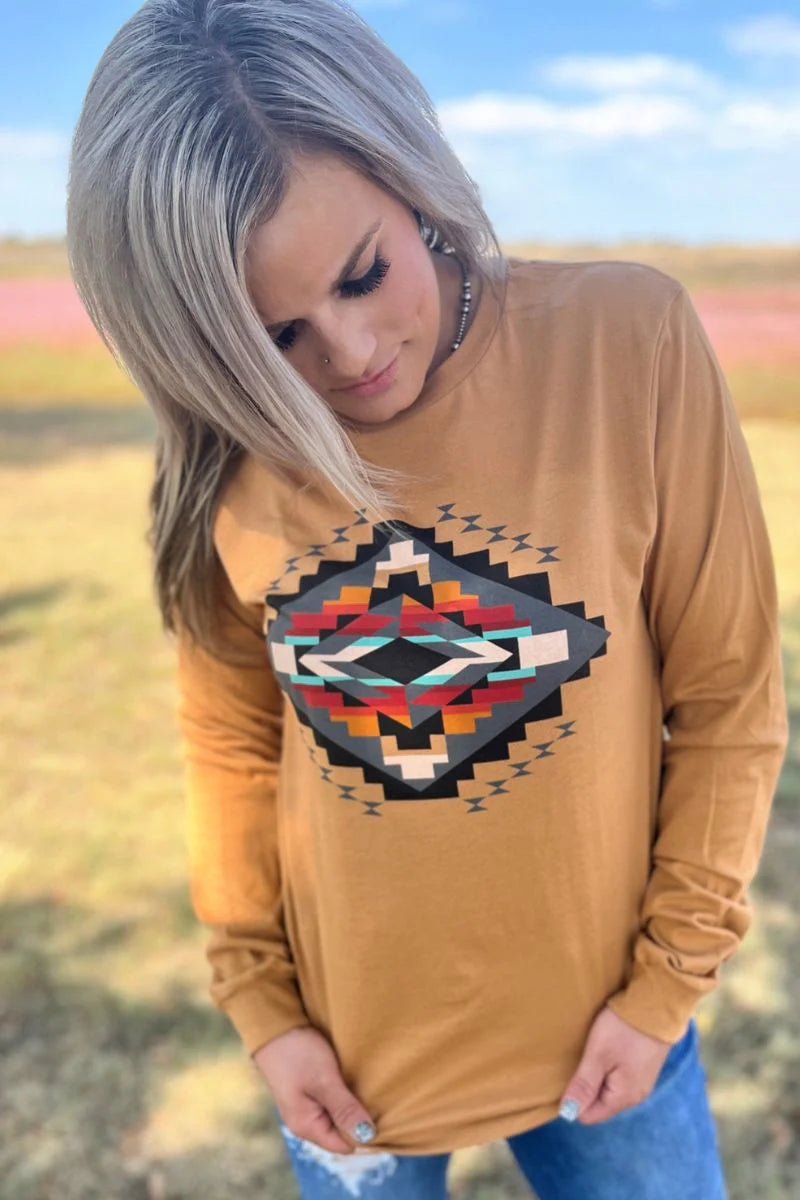 Sterling Kreek Fall Sunset Long Sleeve Tee | gussieduponline