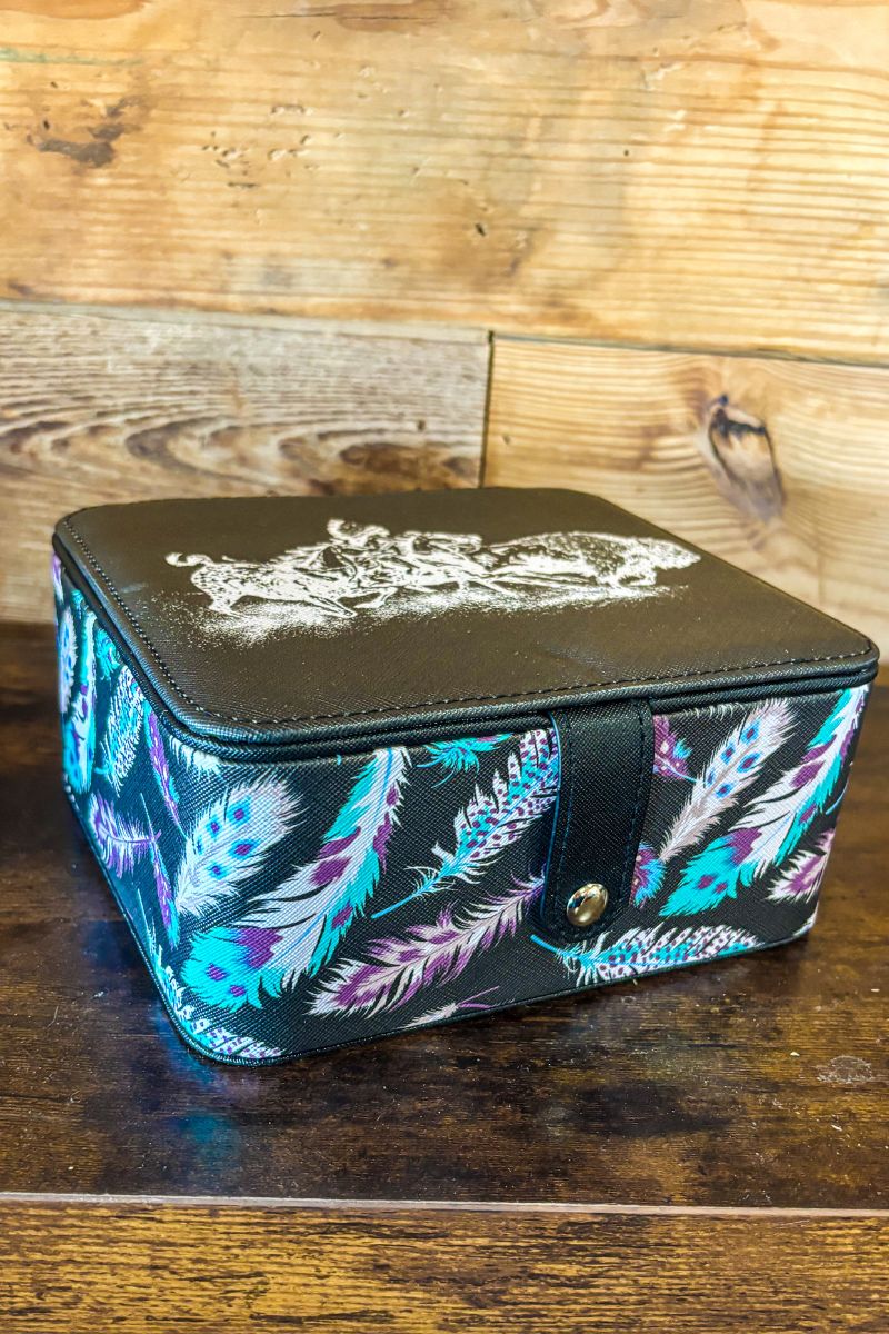 Sterling Kreek Feather Rain Jewelry Box