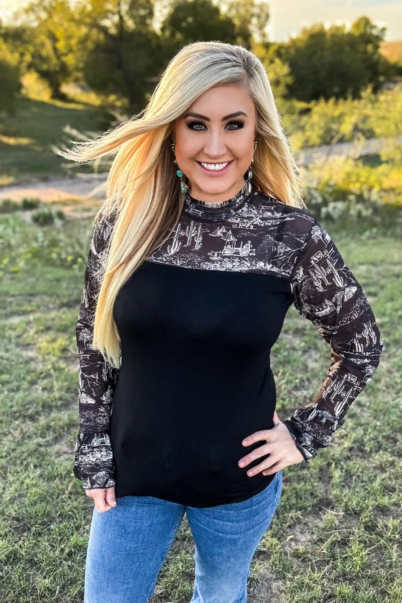 Sterling Kreek Homestead Toile Top