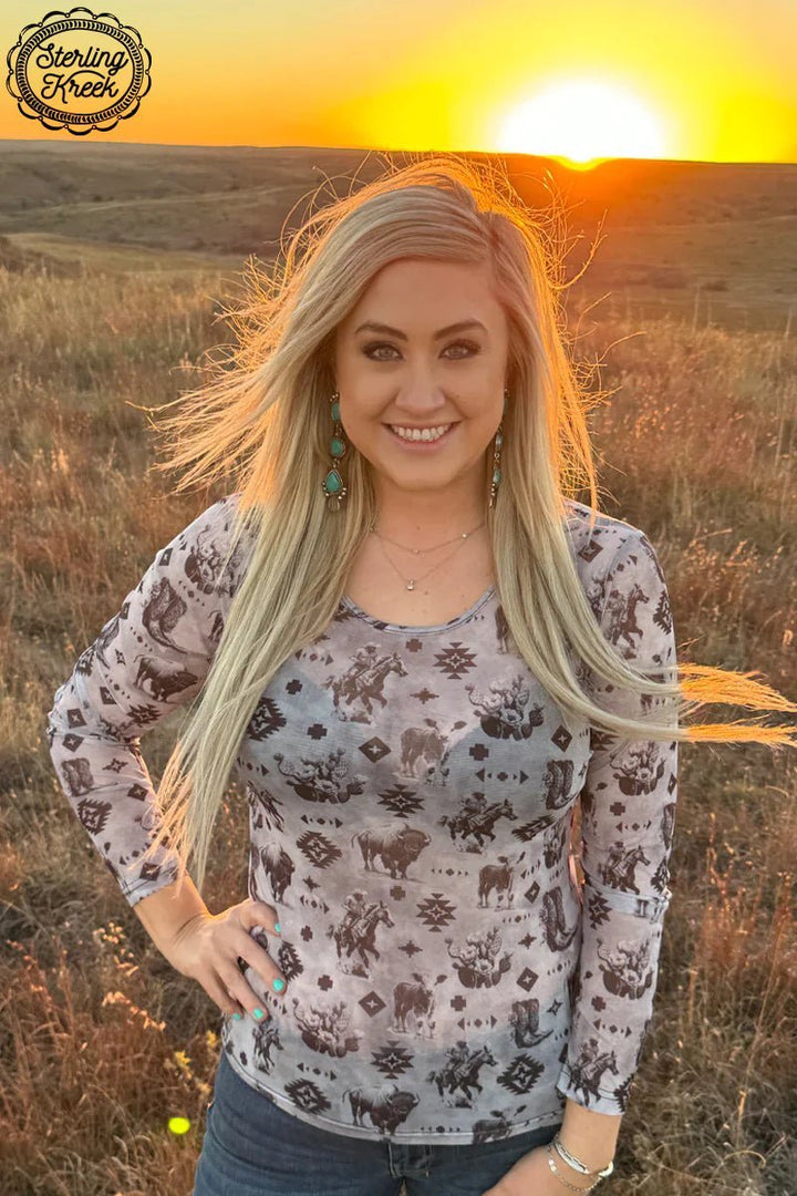 PLUS Bison Kreek Top | gussieduponline