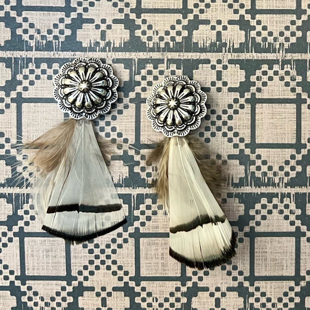 Flock Together White Earrings | gussieduponline