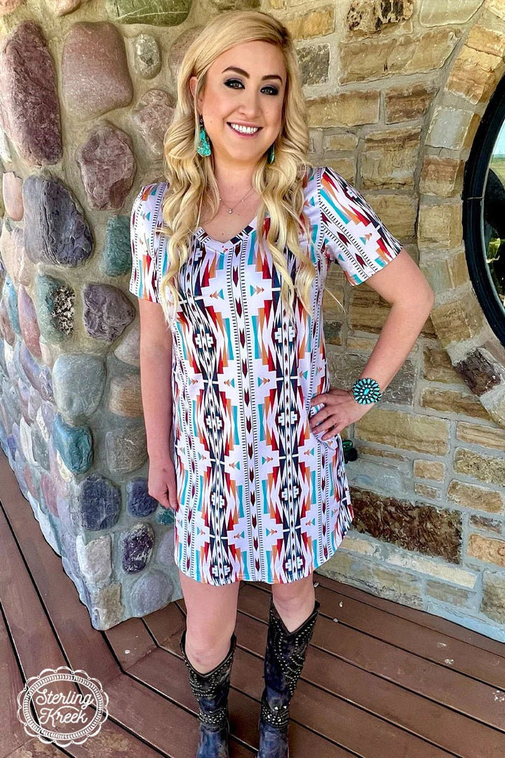 Sunday Morning T-Shirt Dress | gussieduponline