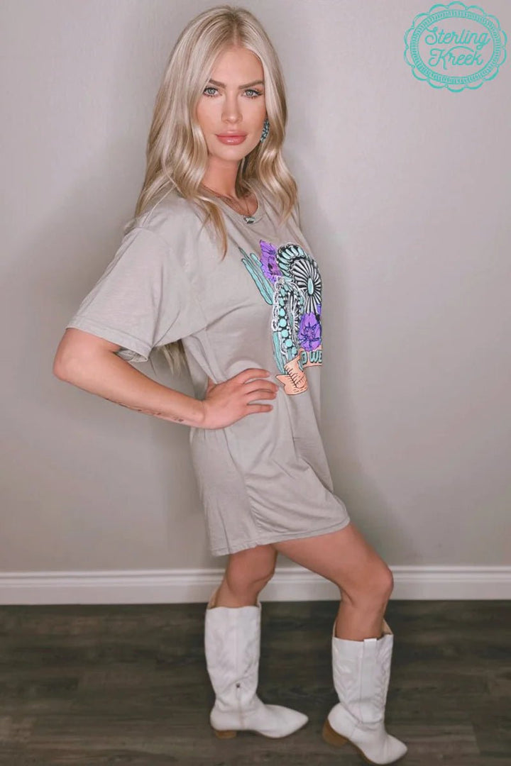Wild West T-Shirt Dress | gussieduponline