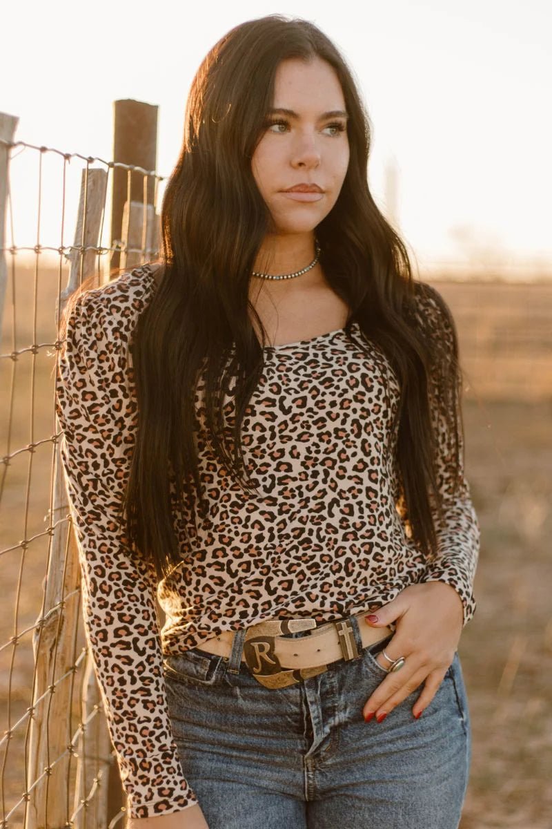 Bubble Leopard Babe Top | gussieduponline