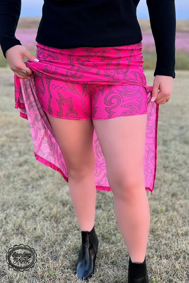 Sterling Kreek Cowgirls Like Us Slit Skirt | gussieduponline