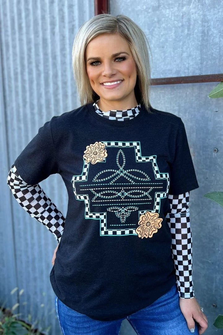 Sterling Kreek Little Country Little Hood Tee | gussieduponline