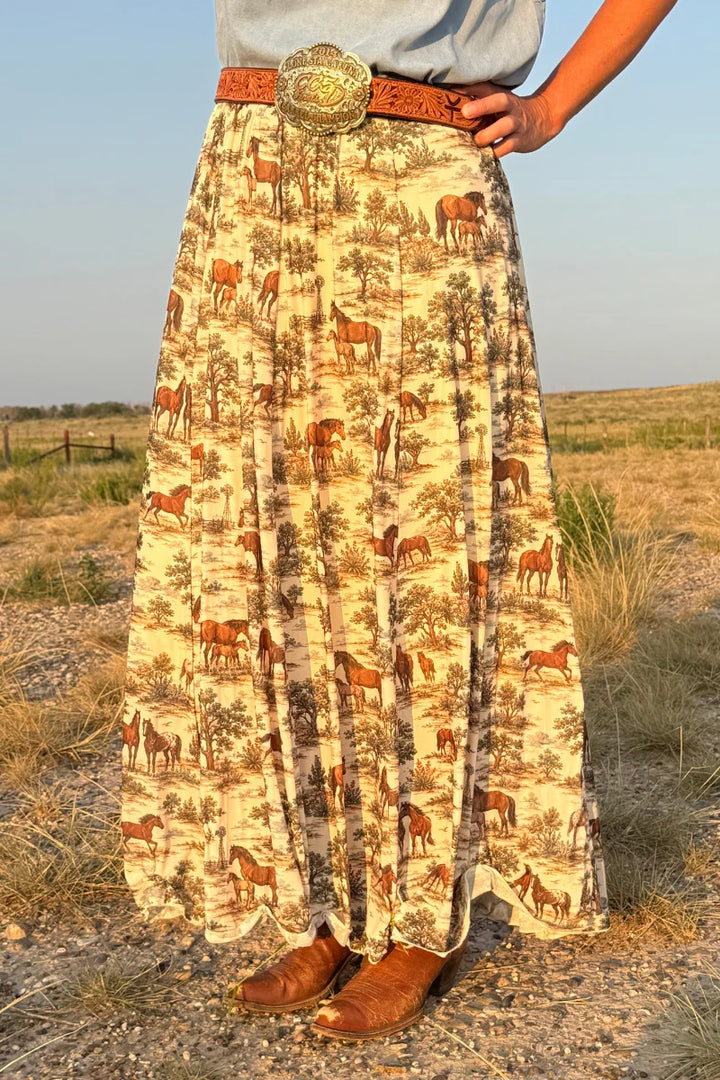 Rustic Roamer Maxi Skirt