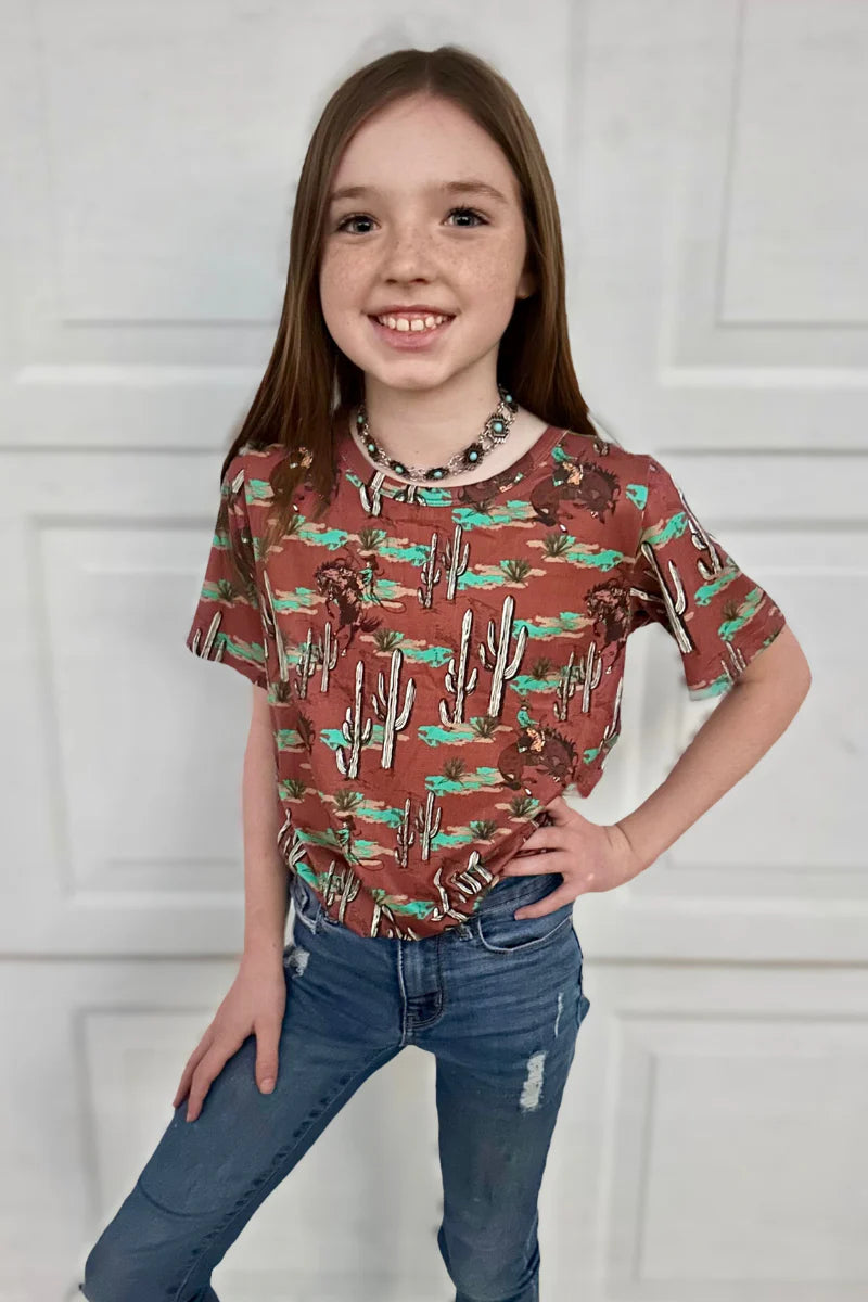 KIDS Sterling Kreek High Desert Hustle Top