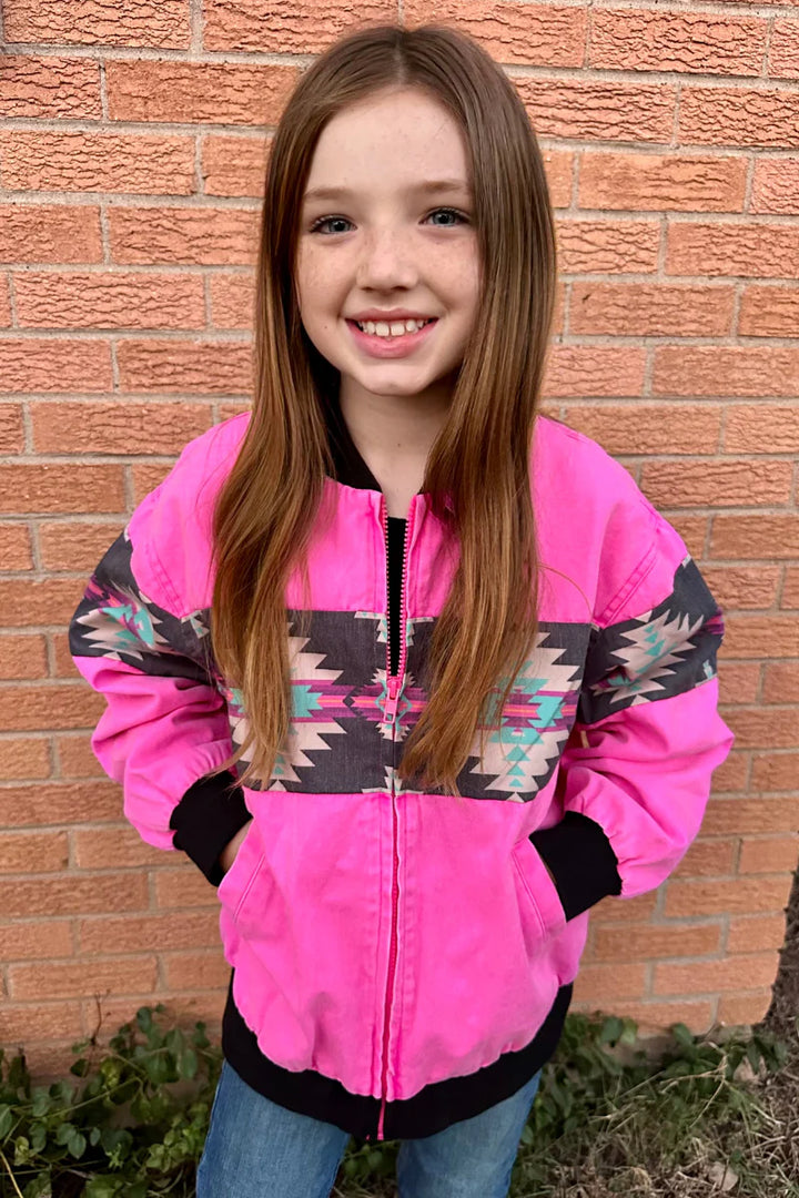 KIDS Sterling Kreek You Go Girl! Bomber Jacket